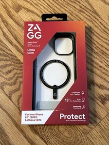 ZAGG SANTA CRUZ SNAP Ultra Delgado para Nuevo iPhone 15 Pro 6.1" (2023)- Negro - Imagen 1 de 2