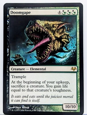 Doomgape | Eventide EVE | MTG | Rare | EDH Golgari Sacrifice Lifegain | LP-NM - Image 1 of 3