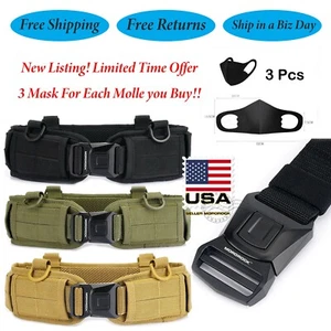 Tctical Molle Belt 2023 Padded Combat Battle Army Waist Padded Mesh Inner Belt - Picture 1 of 16