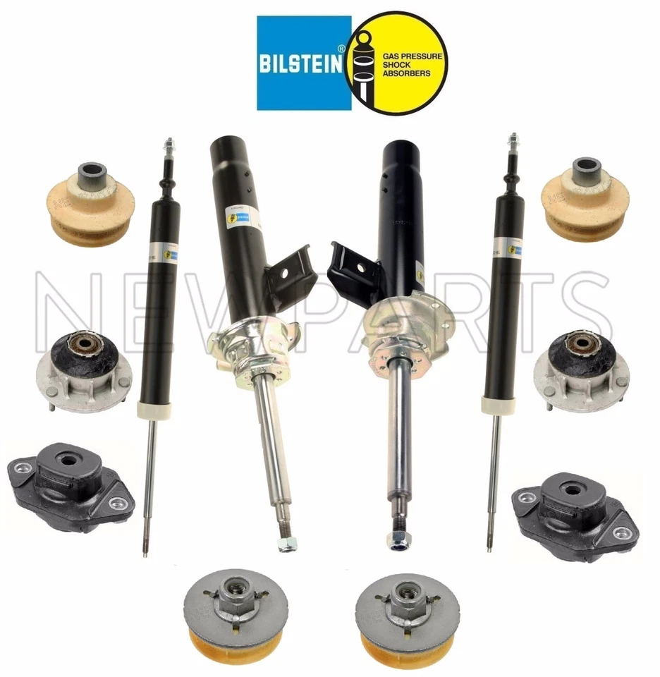 For BMW E90 3-Series Wagon Front Struts & Rear Shock Upper Lower Mounts Kit - Image 1 of 1