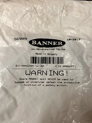 BANNER ENGINEERING SI-MAG2SM W/30 56989 - Image 1 of 2
