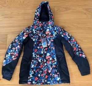 NEW Mountain Warehouse Womens Ski Jacket Coat Printed Teal Winter ALL SIZES - Picture 1 of 2