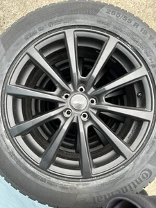 Winterkompletträder, Alufelgen, Audi Q8, evtl. Q7, matt schwarz - Bild 1 von 7