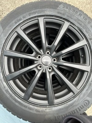 Winterkompletträder, Alufelgen, Audi Q8, evtl. Q7, matt schwarz - Bild 1 von 4