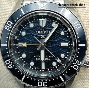 SEIKO PROSPEX Diver Scuba SBEJ027 Blue Automatic GMT Men's Watch New in Box - Picture 1 of 24