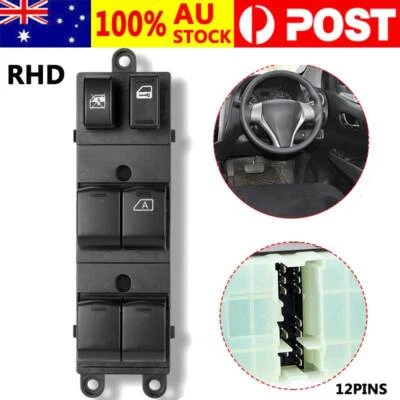 Power Master Window Switch For Nissan Navara D40 2005-2014 Driver Control 12PINS - image 1 of 4