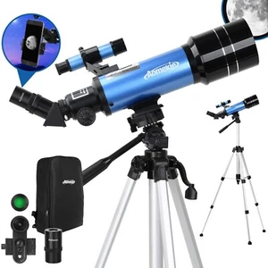 400mm Astronomical Telescope W/ Mobile Holder Backpack High Tripod for Beginners - Picture 1 of 9
