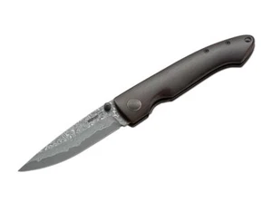 Boker Plus Damascus Gent I Pocket Knife 3.23" Blade Ebony Handle - 01BO101DAM - Picture 1 of 9