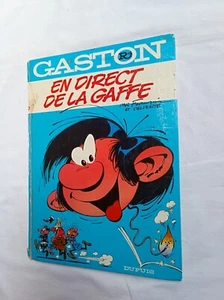 Album BD Gaston Lagaffe R4 En direct de la gaffe EO de 1974 BE+ Franquin - Picture 1 of 12