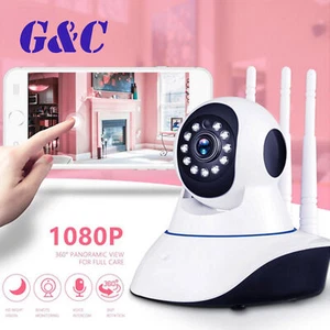 Cámara grabadora de audio inalámbrica de seguridad YOOsee CCTV 3 antenas WIFI HD 1080P - Imagen 1 de 14