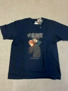 Uniqlo Jujutsu Kaisen Manga UT Kollektion US-Größe Herren XS-3XL Marineblau Neu mit Etikett ausverkauft - Bild 1 von 5