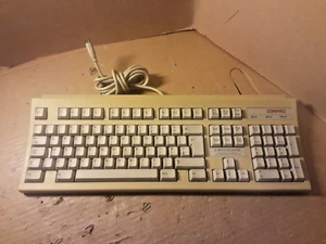 VINTAGE COMPAQ COMPUTER KEYBOARD  MODEL RT-102 - Picture 1 of 11