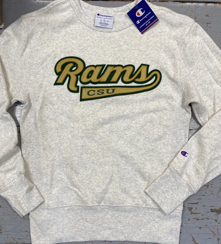 COLORADO STATE RAMS Women's Sweatshirt Medium Champion Licensed NWT Cover
