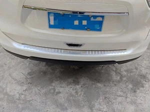 For Nissan Rogue Accessories Car Stainless Rear Bumper Scuff Plate Protector 22 - Foto 1 di 14