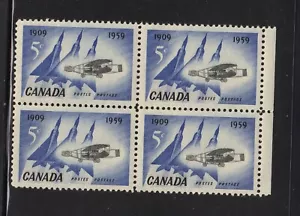 383 AVRO ARROW & SILVER DART 1959 BLOCK OF 4 VF M NH - Picture 1 of 1