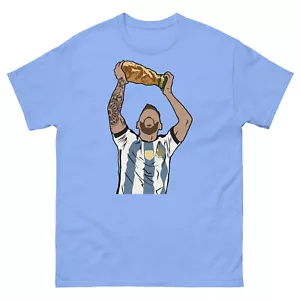 Leo Messi World Cup Celebration T-Shirt - Picture 1 of 5