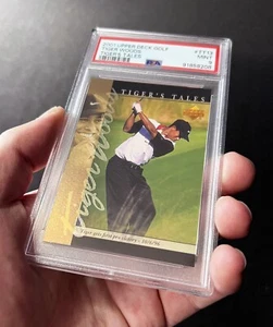 2001 Upper Deck Tiger's Tales Tiger Woods ROOKIE #TT13 PSA 9 MINT RC - NEW SLAB - Picture 1 of 3