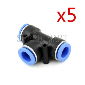 5 x T-junction PE14 aire neumático 3 vías conector manguera de tubo de 14 mm - Imagen 1 de 1