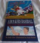 Set of 2 Baseball picture books (1 with CD)