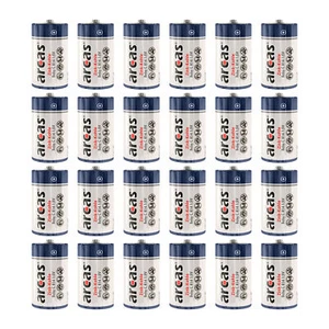 24x Baby C Batterie R14 1,5V Super Heavy Duty Zink Kohle Batterien Arcas