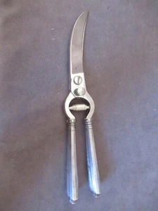 1922 Antique Gorham Durgin Sterling Handle COLFAX Poultry Shears eb - Picture 1 of 4