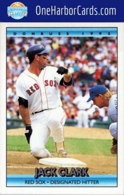 1992 Donruss Boston Red Sox #169 Jack Clark - Image 1 of 2