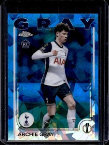 2024-25 Topps Chrome Sapphire UEFA Archie Gray RC Rookie #170 - Picture 1 of 2