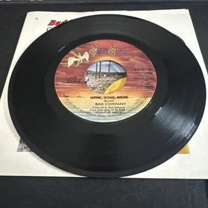 Bad Company Gone Gone Gone/Take The Time 7" Vinyl Record 1979 Pic Sleeve VG+ - Picture 1 of 6