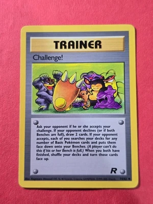 2000 Pokemon Team Rocket Unlimited #74 Challenge, UC, NF/H, cds1 - Image 1 of 3