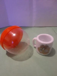 Vintage Looney Tunes Tasmanian Devil Mini Mug Gumball Cup Machine Prize Taz - Picture 1 of 6