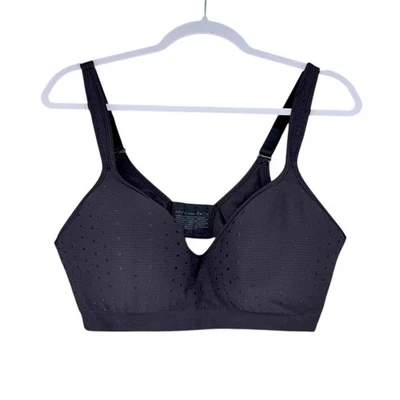 Bali Comfort Revolution Jacquard Full Coverage Bra Black 40D - Image 1 of 4