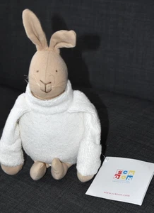 SCKOON ORGANIC COTTON RABBIT SOFT TOY FOR BABY - new with tag, unisex - Picture 1 of 6