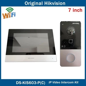 Hikvision IP Video Intercom DS-KIS603-P(C) Doorbell Touch-Screen Monitor PoE - Picture 1 of 11