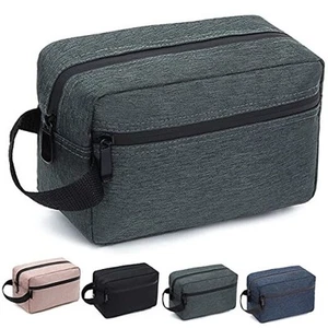 Travel Toiletry Bag for Women and Men, Water-resistant Shaving Bag for - Picture 1 of 6