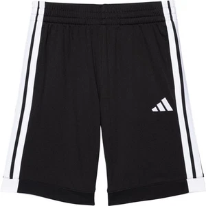 ADIDAS BOYS SHORTS - 253 WINNER BLACK WHITE - LARGE 14 16 - BASKETBALL PANTS - Picture 1 of 1
