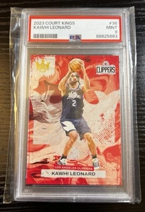 Kawhi Leonard PSA 9 - 2023 Panini Court Kings - Clippers, Raptors - Picture 1 of 2