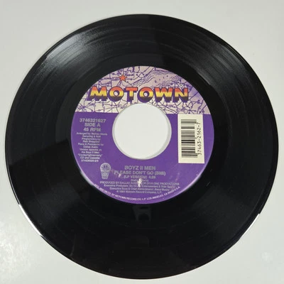 Boyz II Men "Please Don't Go" 45 Vg+ Tested Jukebox 1991 - Image 1 of 4