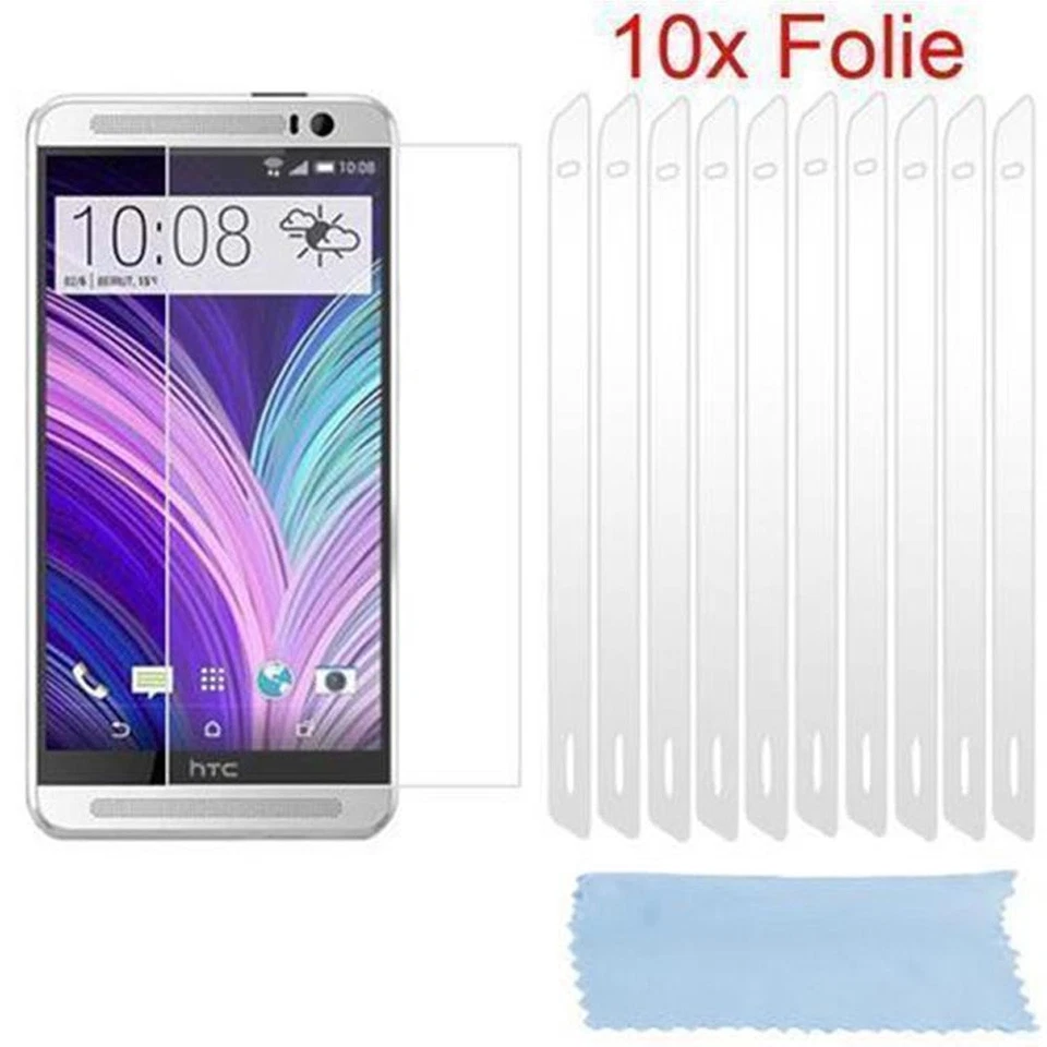 10x Protection Films for HTC ONE M8 (2.Gen.) Display Saver Anti-Scratch - Image 1 of 1