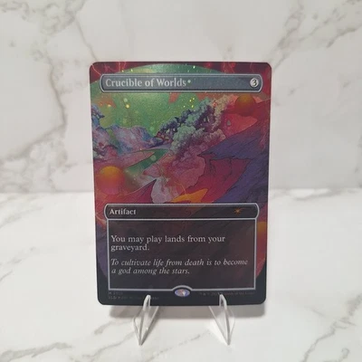 Crucible of Worlds (Galaxy Foil) SLD 2110 (Alien Auroras Secret Lair Drop) - Image 1 of 2