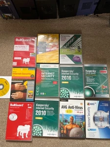 Internet Security CDs - Bundle x11 - Norton AVG BullGuard - Picture 1 of 4