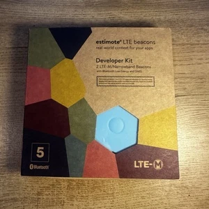 Estimote LTE Beacons Development Kit - 2 LTE M/Narrowban Beacon NUOVO - Foto 1 di 2