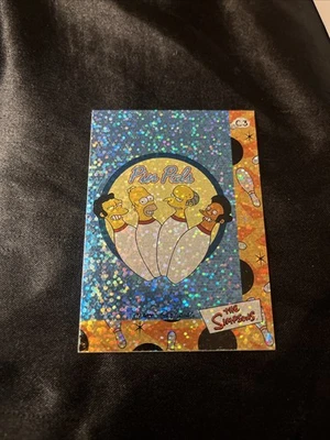 2000 Artbox  The Simpsons Sticker  Prism Chase Card C3 Pin Pals - Image 1 of 4