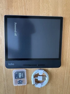 Kobo Forma 8GB, WLAN, 8 Zoll eBook-Reader - Schwarz (N782 +SD Karte - Bild 1 von 23