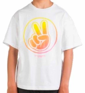 Neff Pais Short Sleeve Tee T-Shirt Boys Youth Large White - Picture 1 of 1