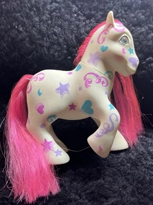 Vintage 1985 My Little Pony G1 Birthday Pony Hasbro Bradley MLP Lametta Geschenk - Bild 1 von 5