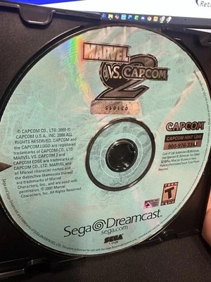Marvel vs. Capcom 2 (Sega Dreamcast, 2000) Authentic **DISC ONLY** - Image 1 of 2