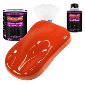 Restoration Shop Tractor Red Acrylic Urethane Quart Kit Auto Paint - Picture 1 of 5