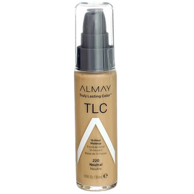 Almay Truly Lasting Color 16 Hour Foundation Makeup, Neutral 220, 1 fl oz - Image 1 of 4