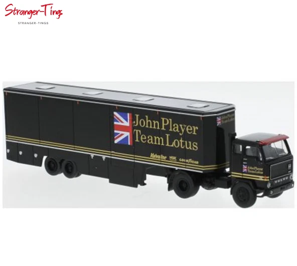 Brekina Volvo F 89 Race Transporter John Player Team Lotus 1973 HO 1/87 Scale - Image 1 of 1