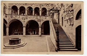 Cartolina epoca. Firenze, cortile e scala del palazzo del Podestà. N.V. - Picture 1 of 3